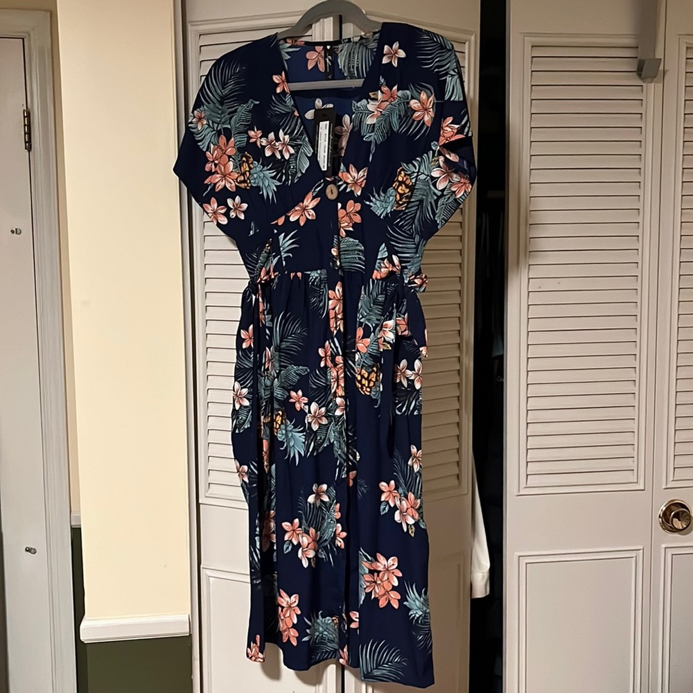 ASOS Tropical Dress - Size S
